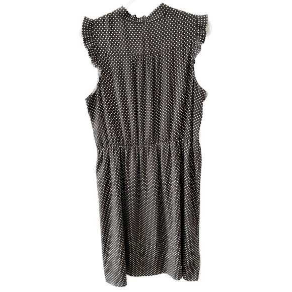 Loft Polka Dot Tie Neck Dress - Picture 2 of 8